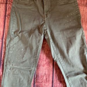 Mossimo Supply Co. Jeans - Olive High Rise Jegging Cropped Jeans Mossimo Supply Co. Jeans - Olive High Rise Jegging Cropped Jeans